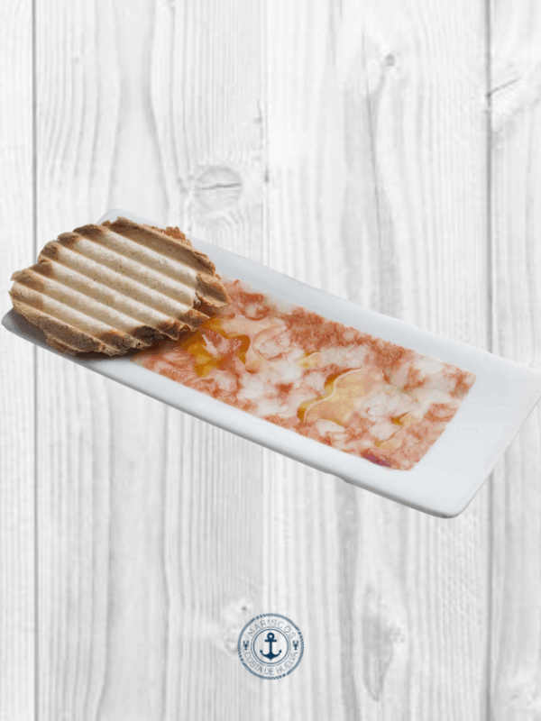 carpaccio gamba roja